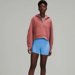 Lululemon scuba 1/2 zip hoodie in spiced chai.